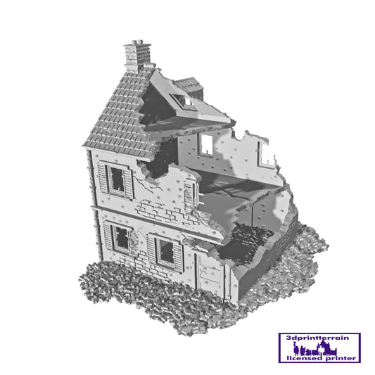 French Destroyed House 1