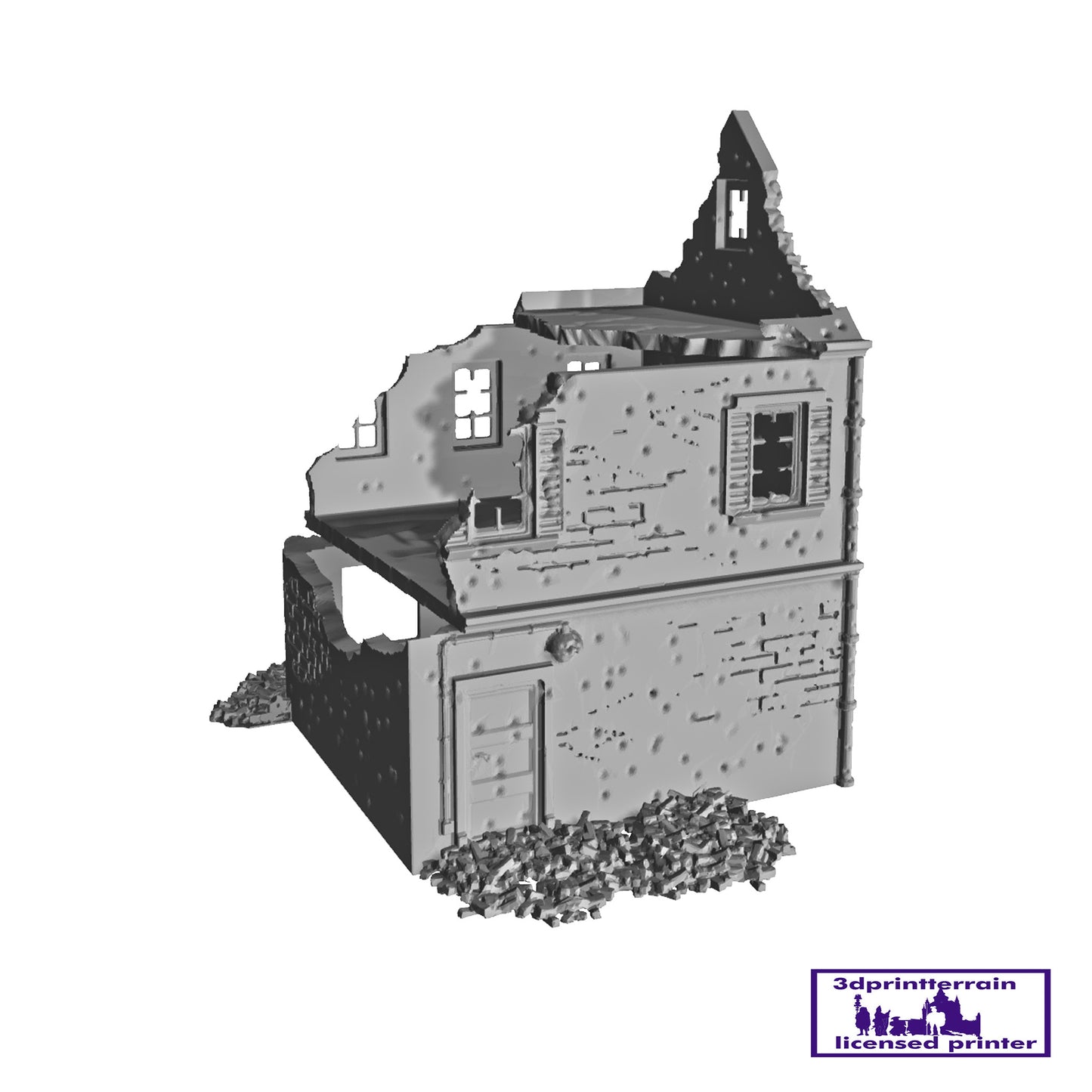 French Destroyed House 2 Shop