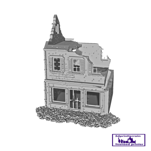 French Destroyed House 2 Shop