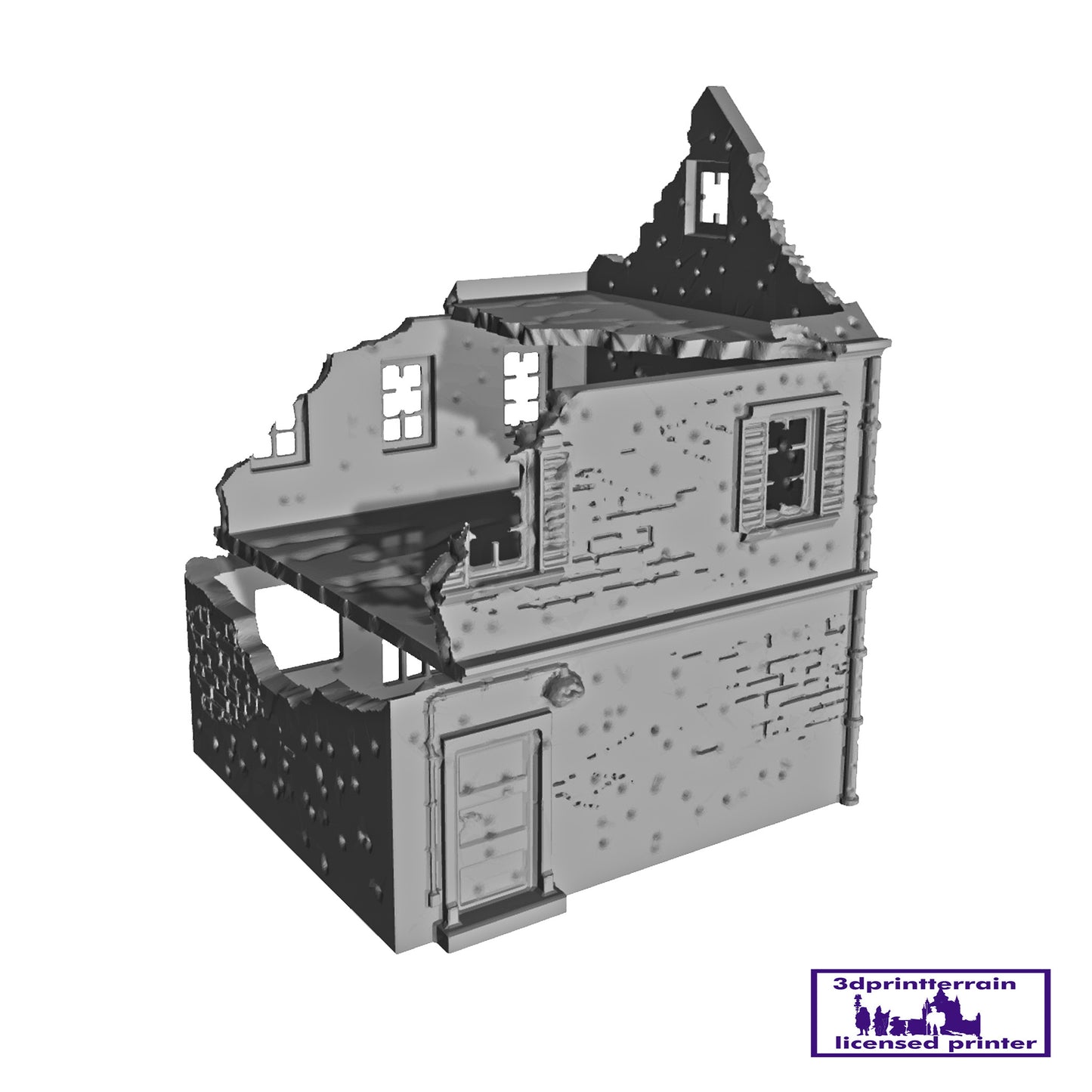 French Destroyed House 2 Shop