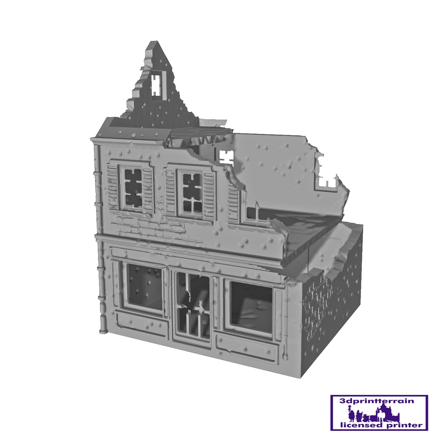 French Destroyed House 2 Shop