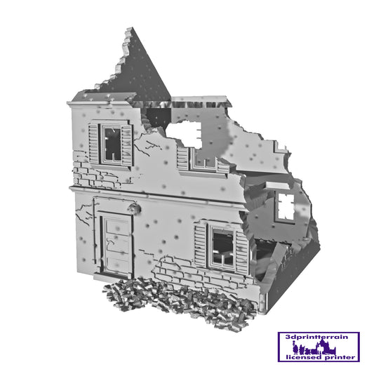 French Destroyed House 3