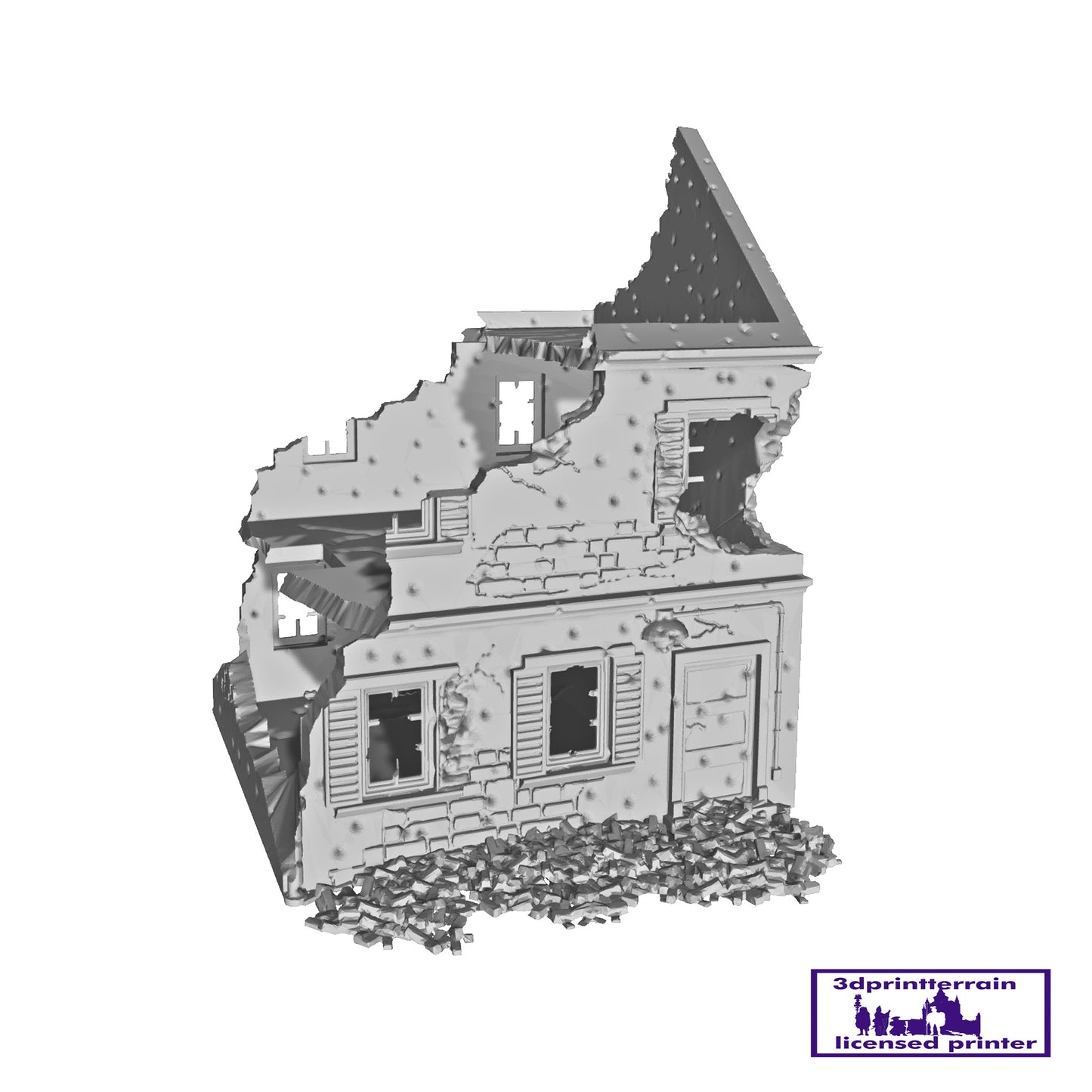 French Destroyed House 3