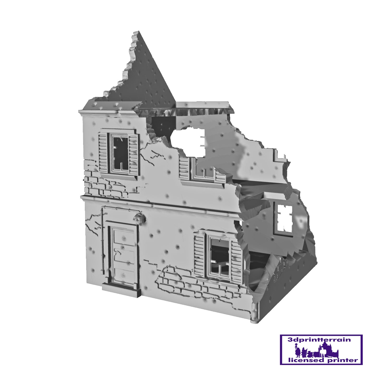 French Destroyed House 3