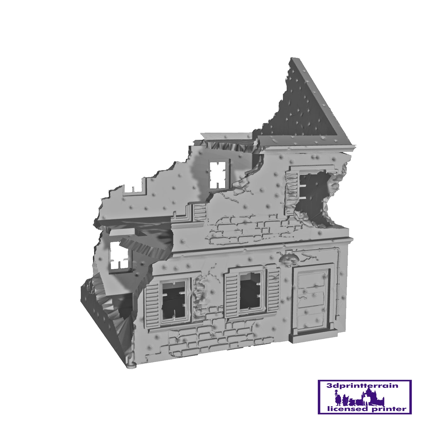 French Destroyed House 3