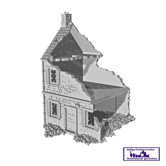 French Destroyed House 4