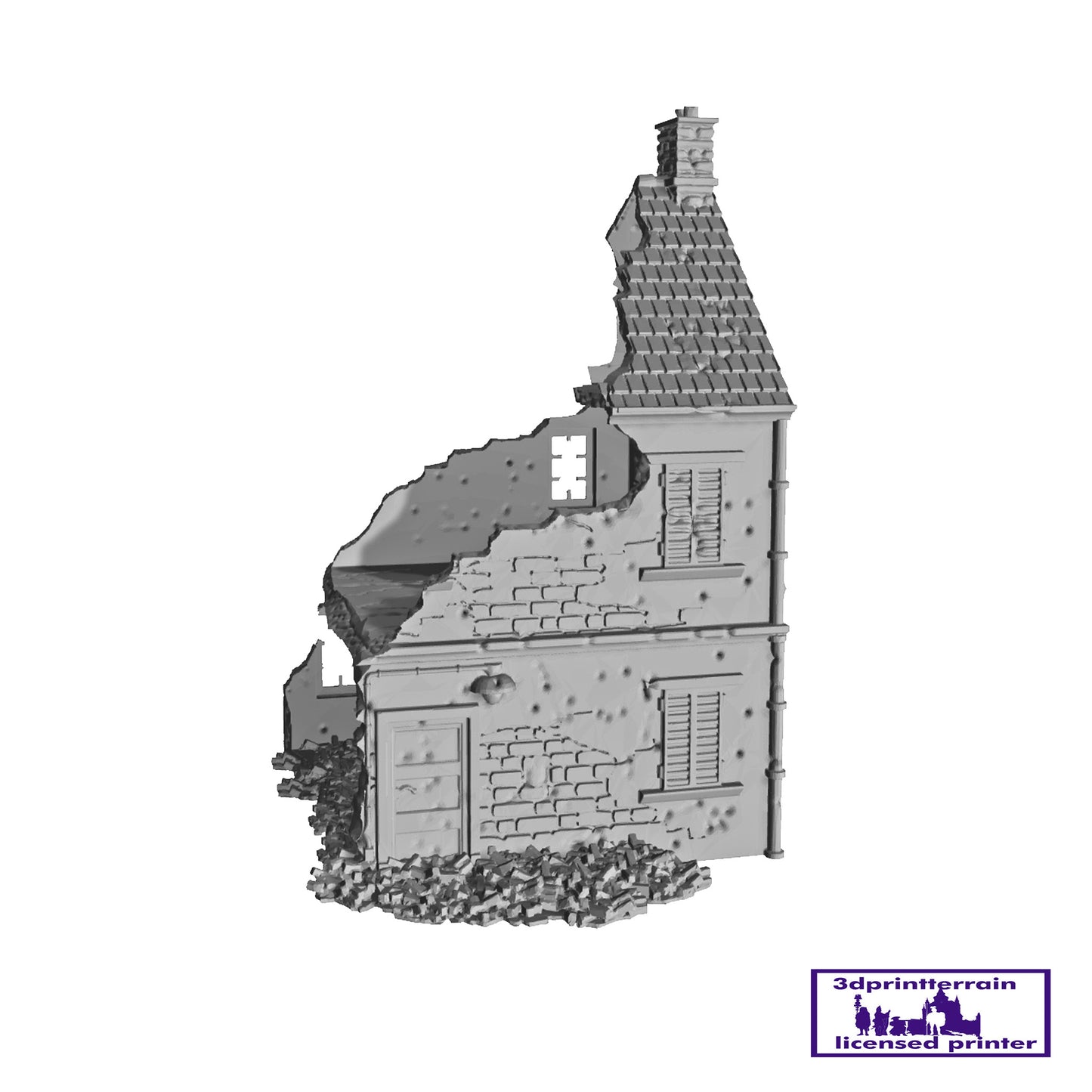 French Destroyed House 4