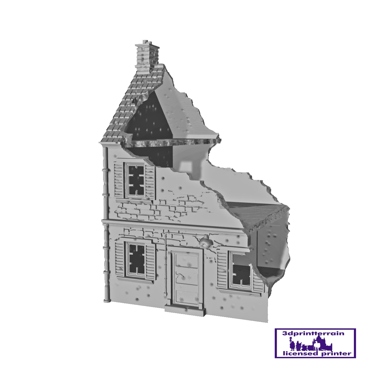 French Destroyed House 4