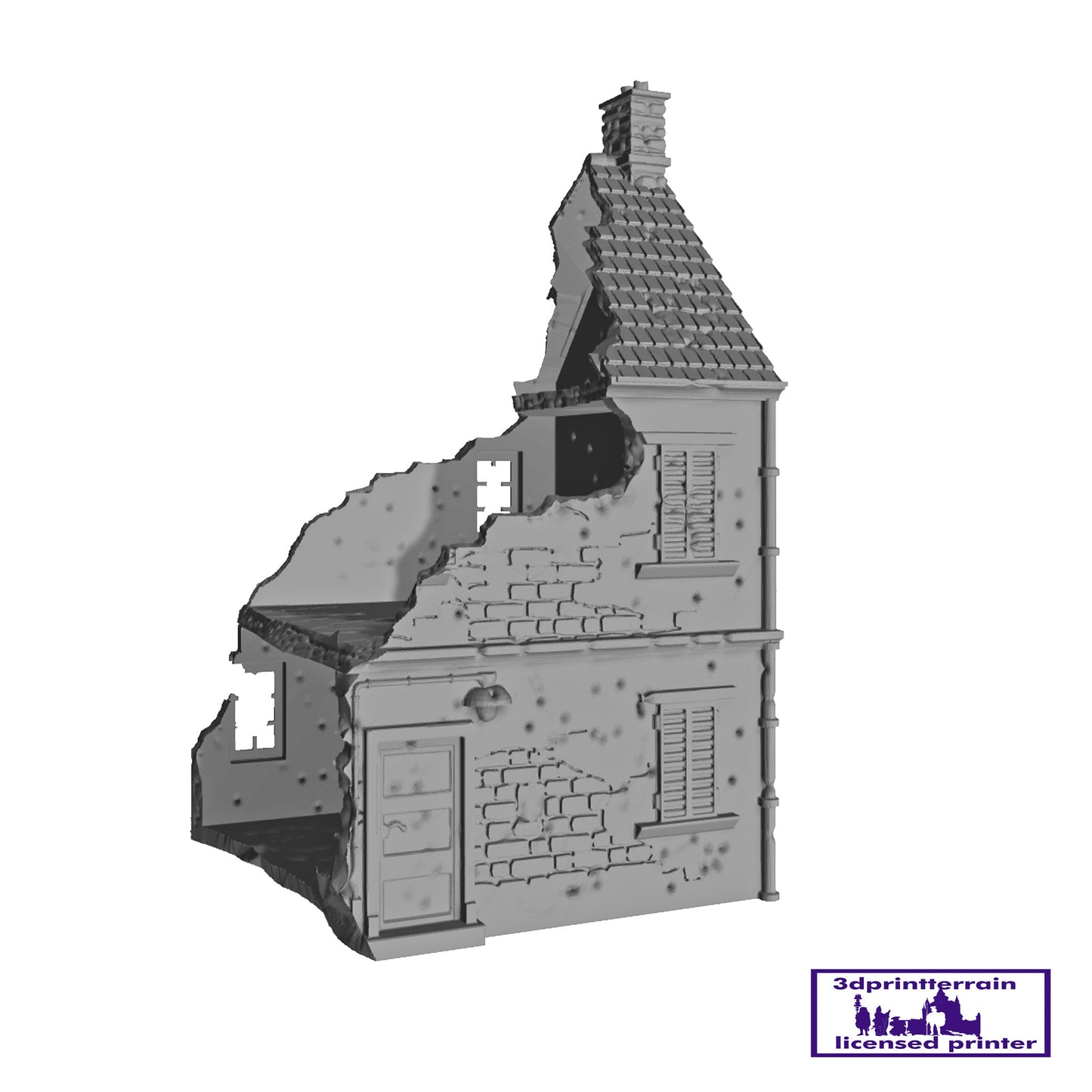 French Destroyed House 4