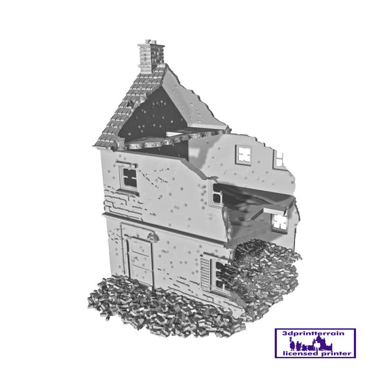 French Destroyed House 7