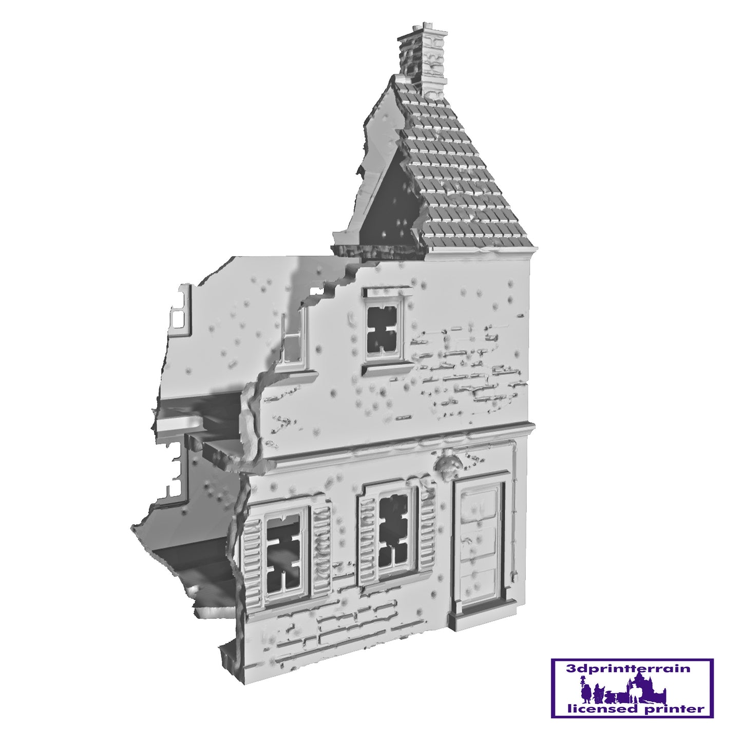 French Destroyed House 7