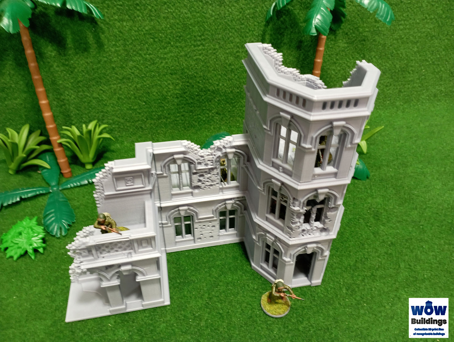Burma Hotel Damaged