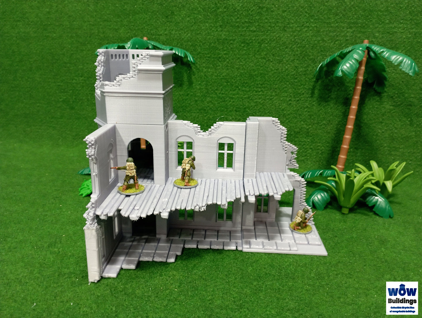 Burma Hotel Damaged