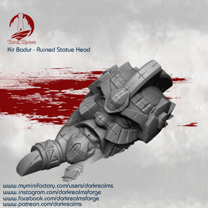 Ruined Statue Head