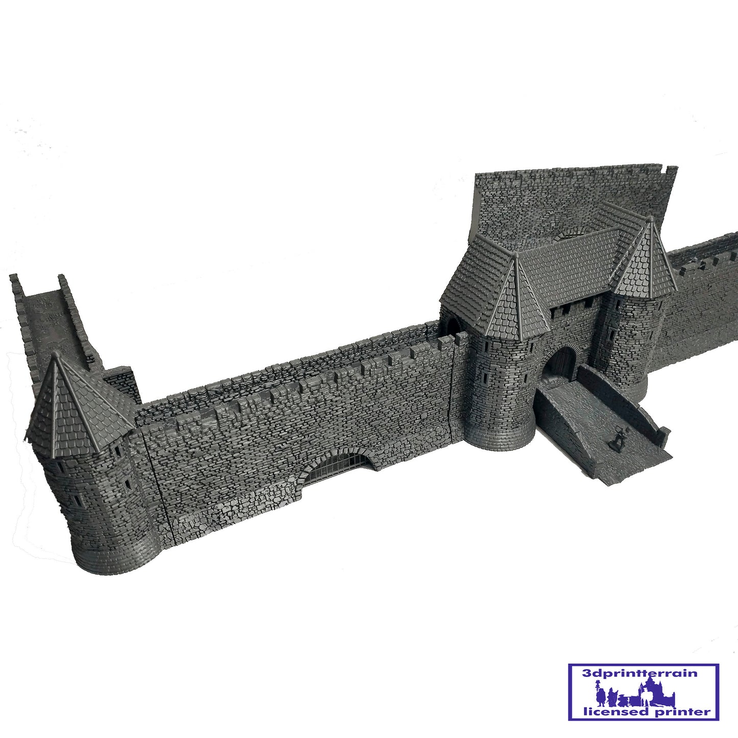 Medieval City Town Wall B