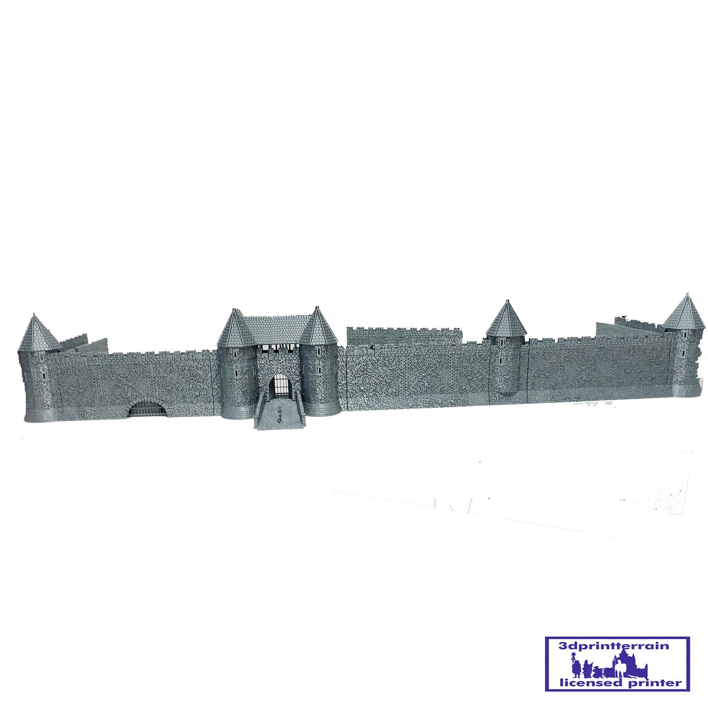 Medieval City Town Wall B