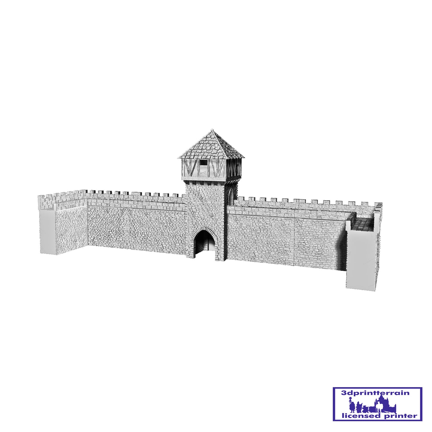 Medieval City Town Wall D