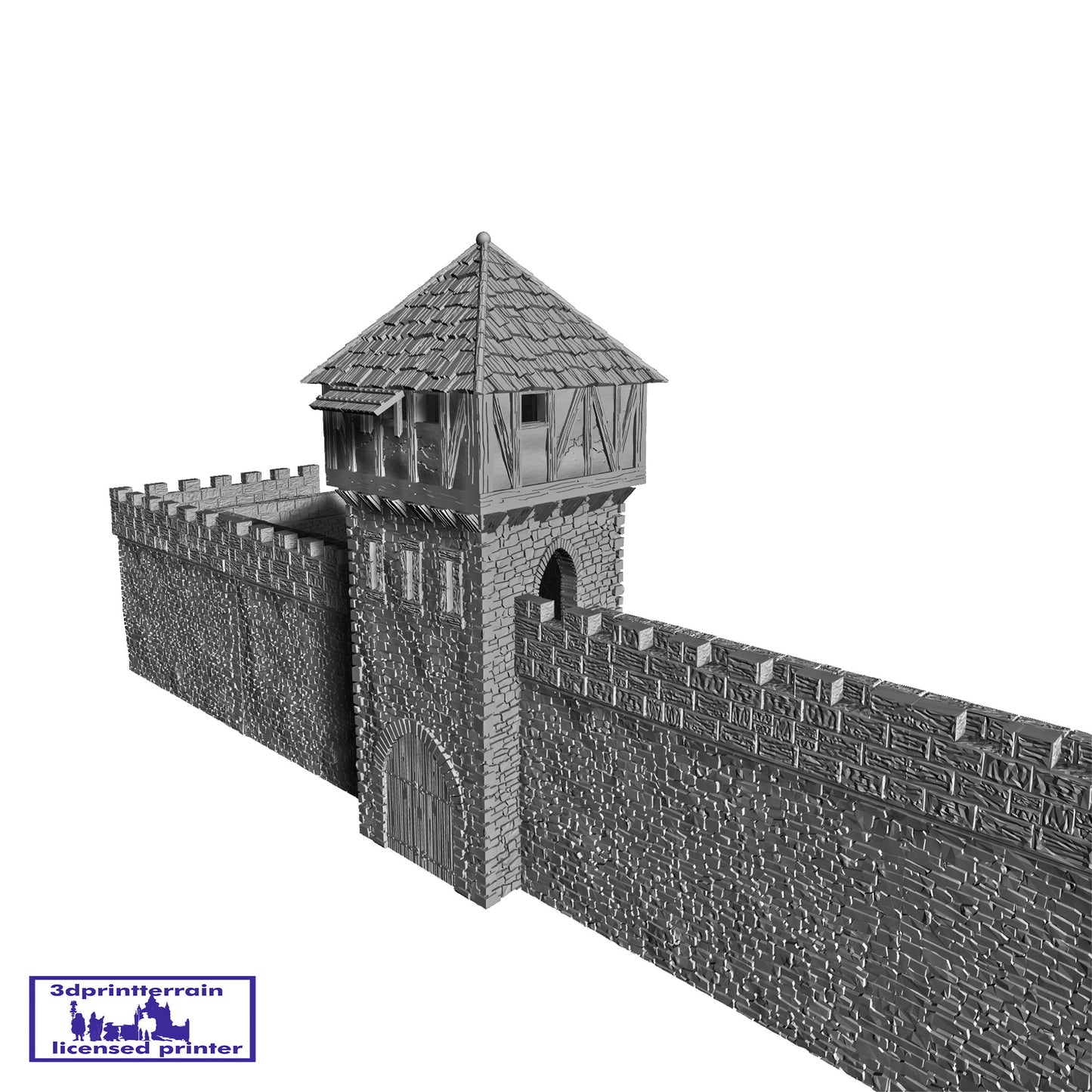 Medieval City Town Wall D