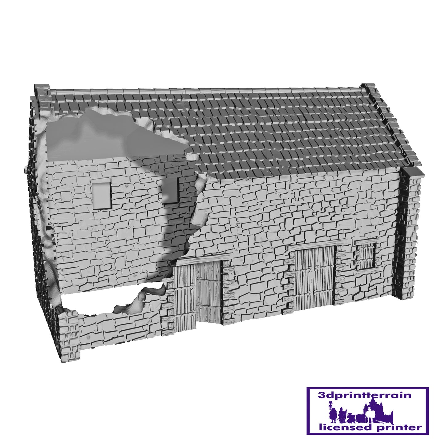 Monastery Barn Ruined