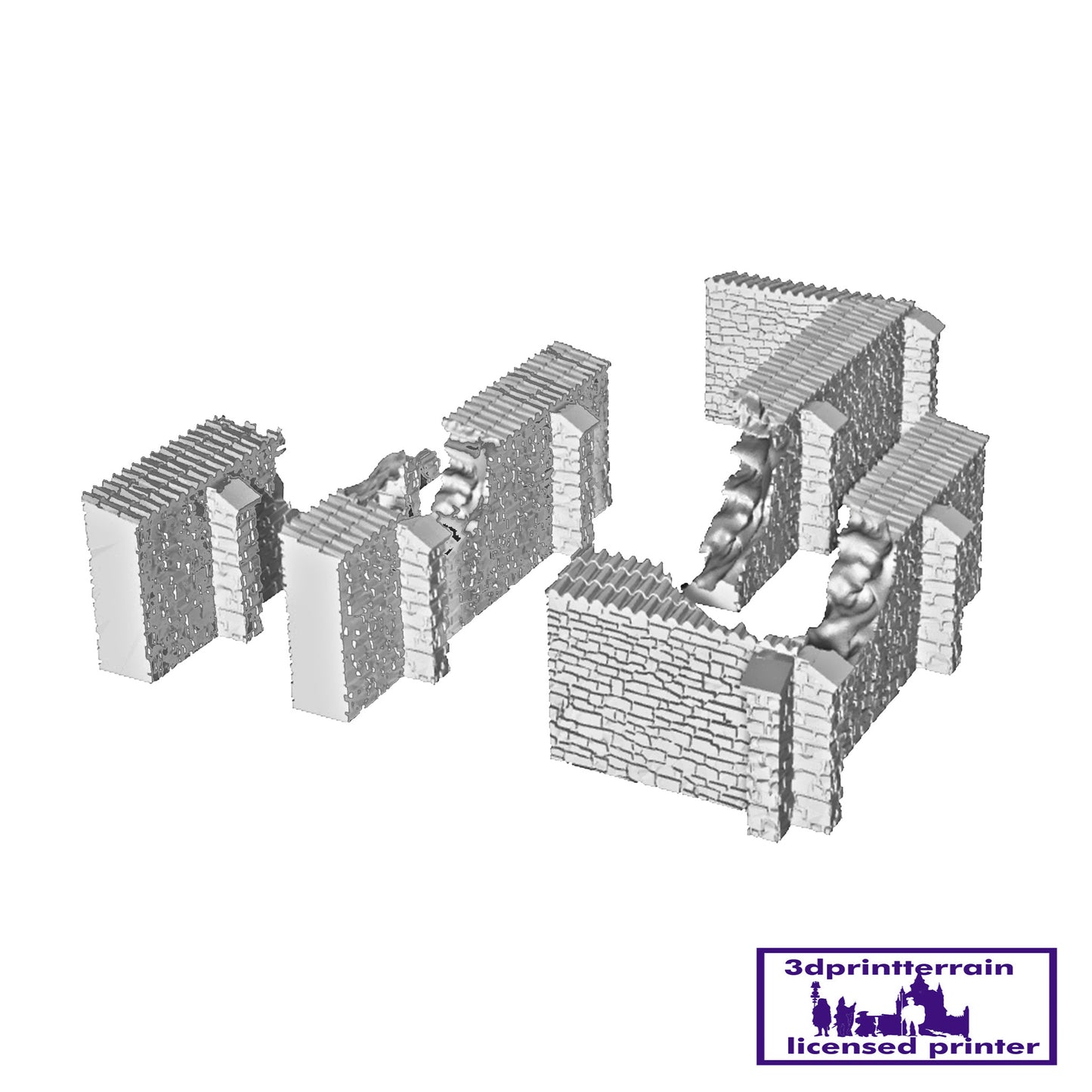 Monastery Walls Ruined