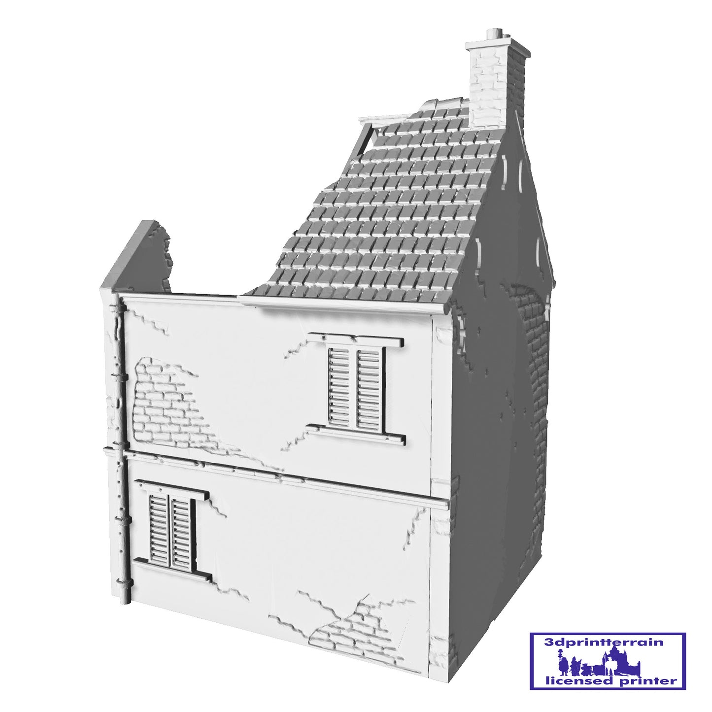 Normandy Town House Destroyed 1