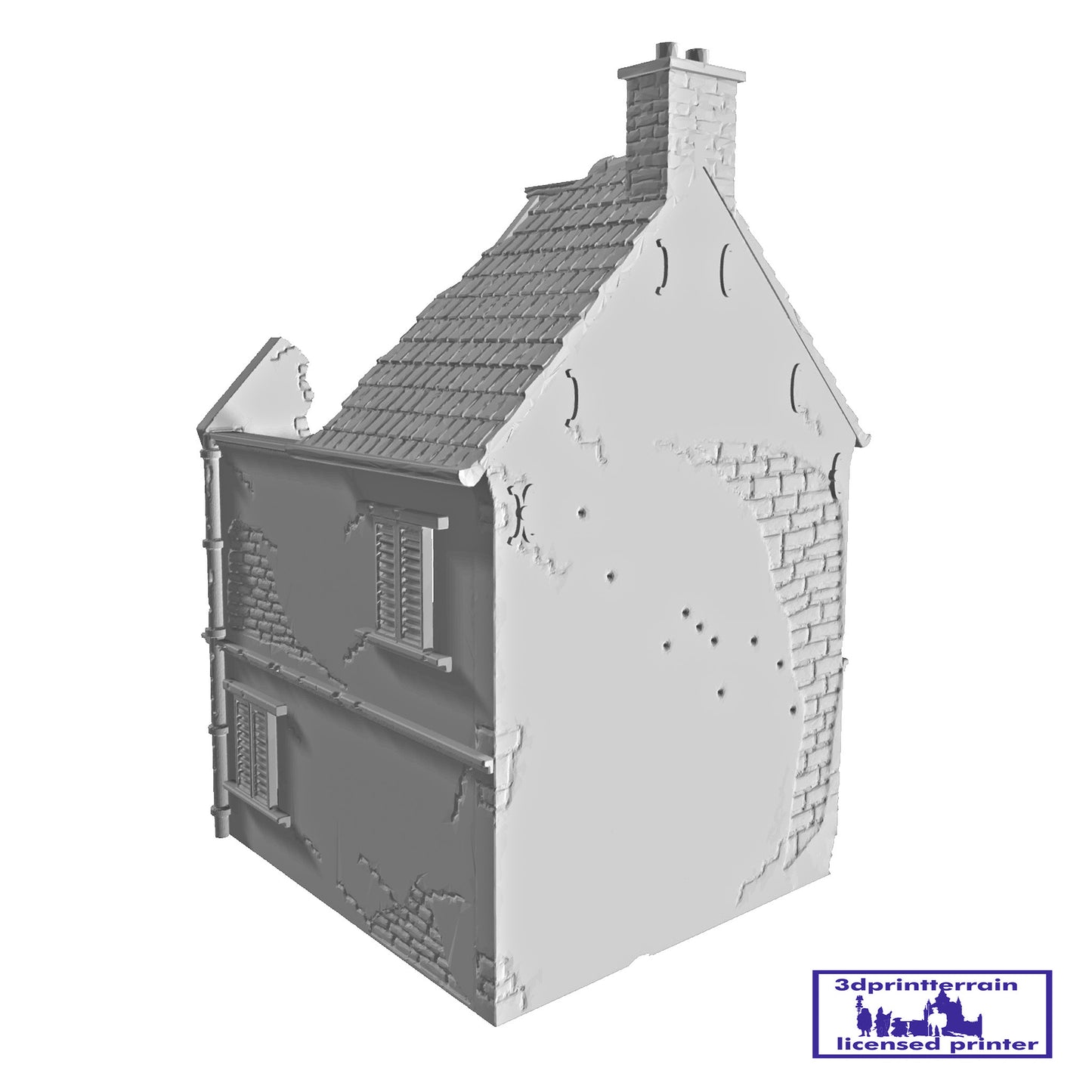 Normandy Town House Destroyed 1
