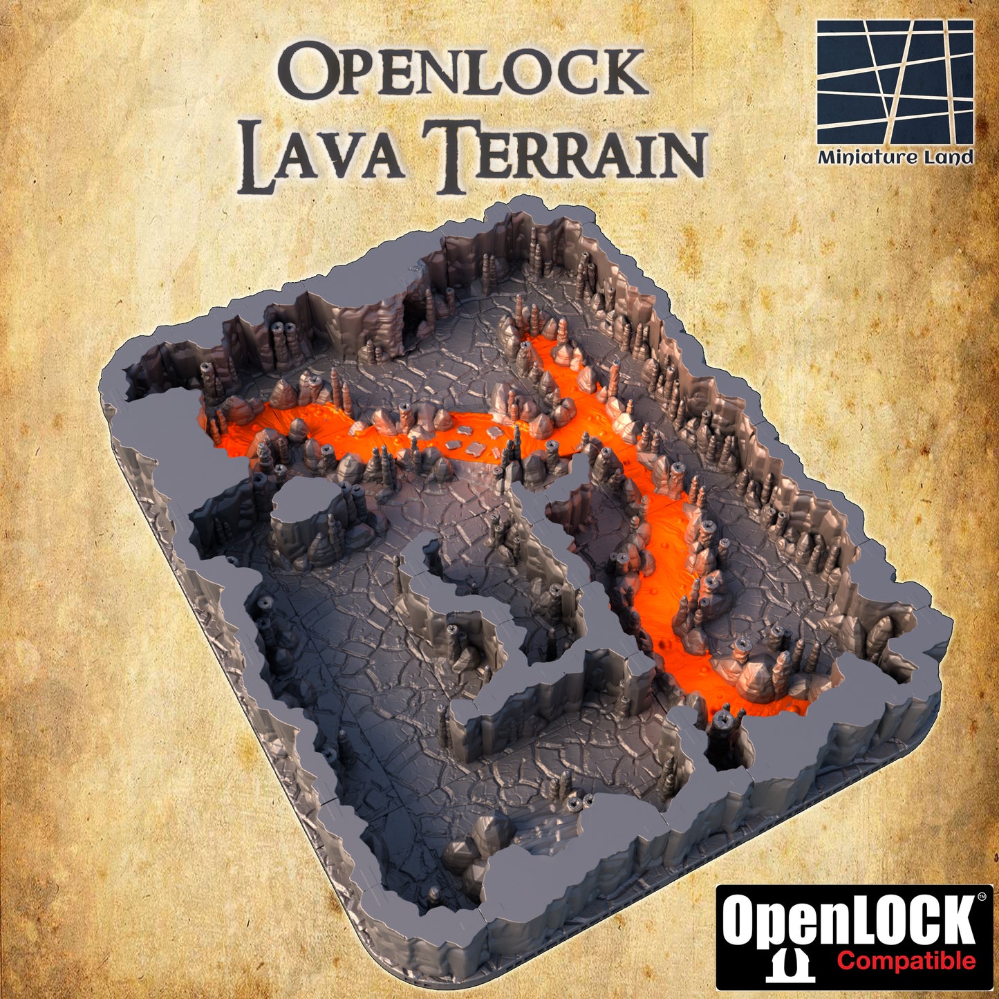 Openlock Lava Terrain