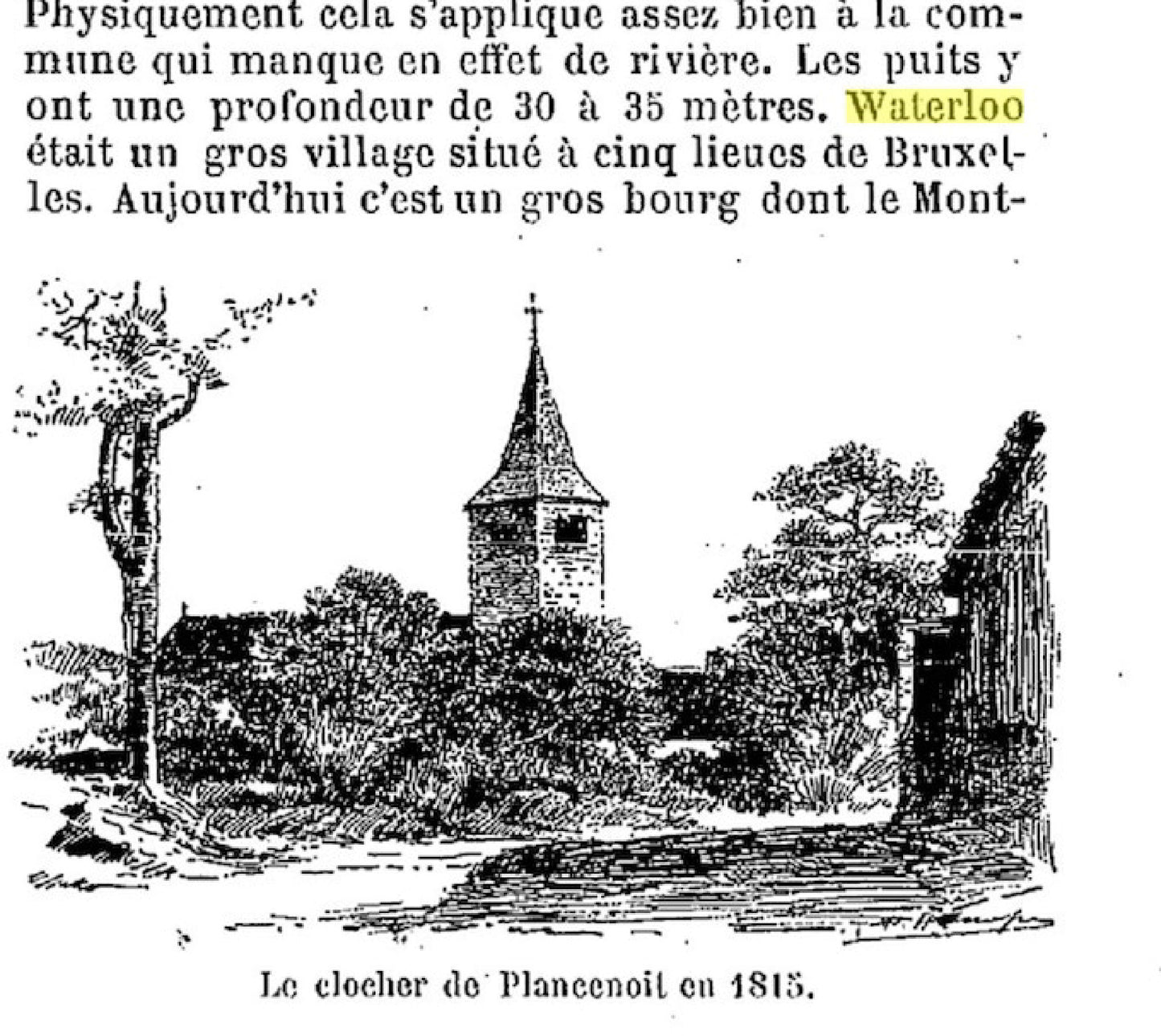 Plancenoit Church