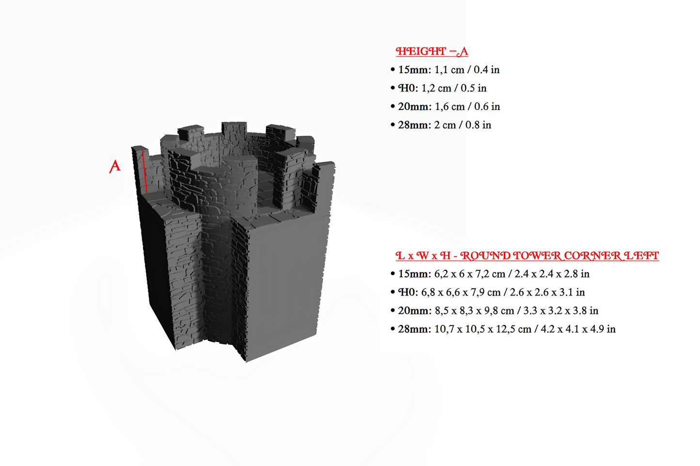 Norman Castle Single Parts