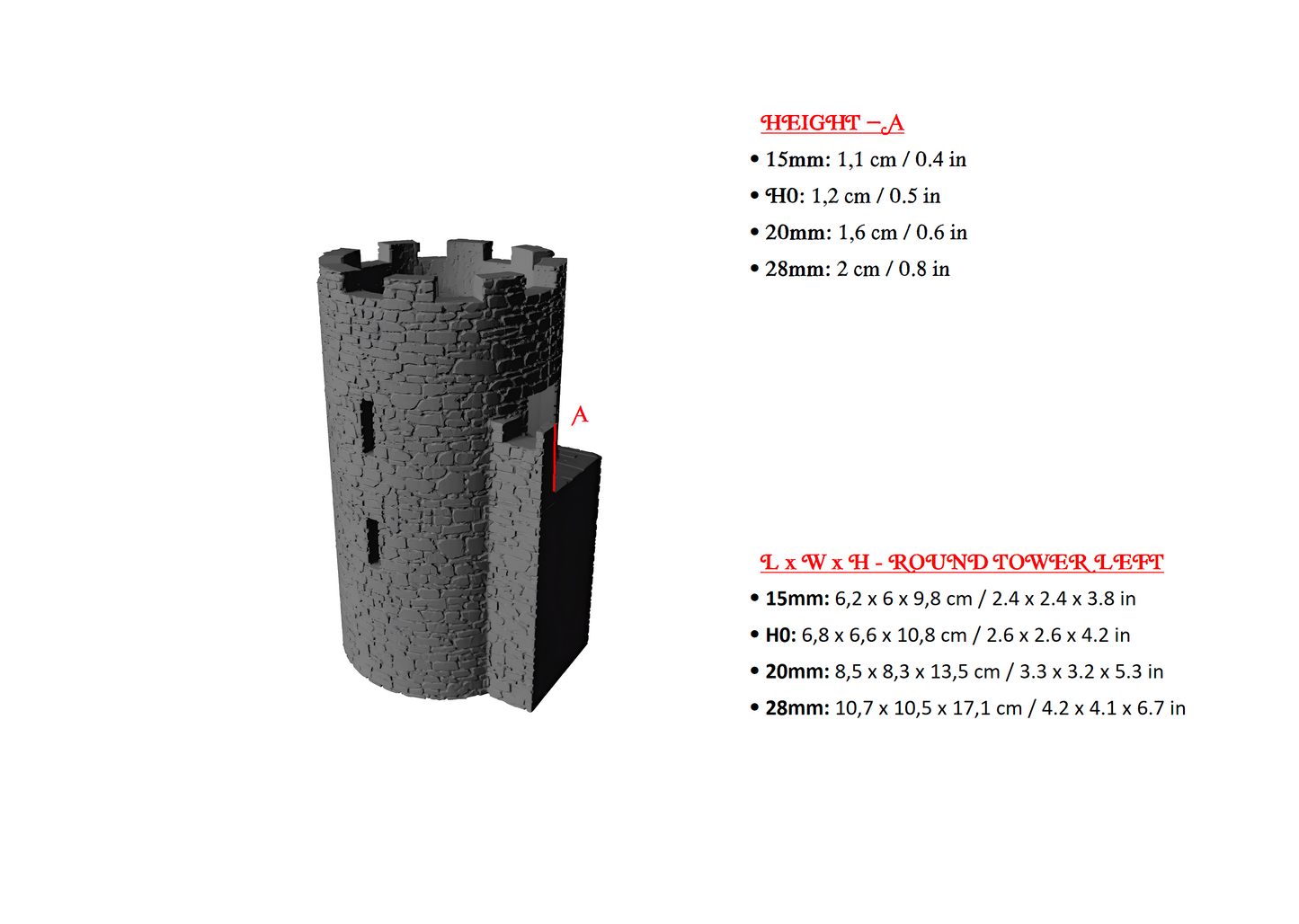 Norman Castle Single Parts