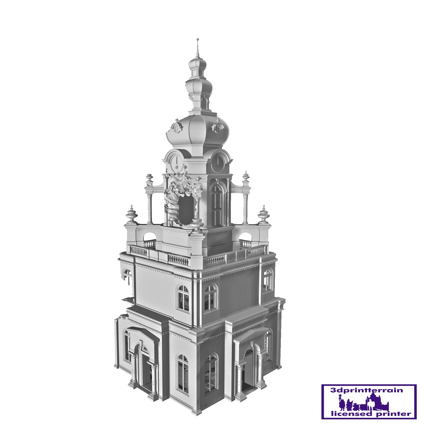Russian Chapel Damaged
