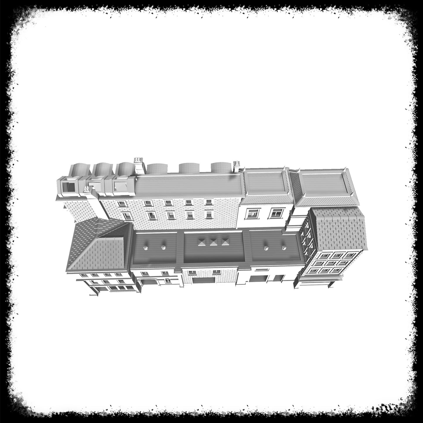 STL Files Champs Elysées Shop Buildings 2