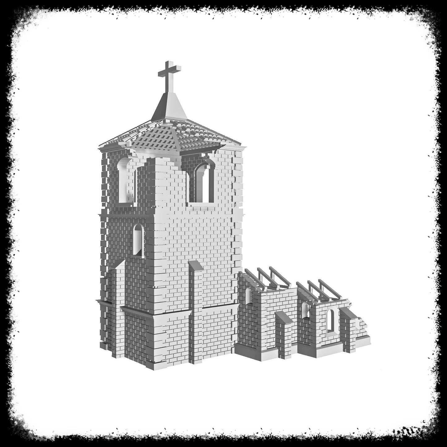STL Files Church Dice Tower