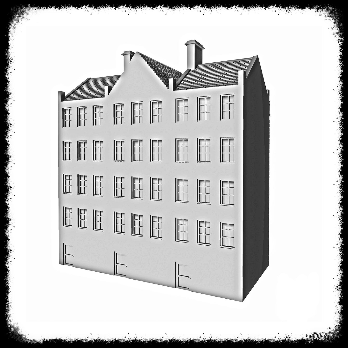 STL Files Dutch Block City 4