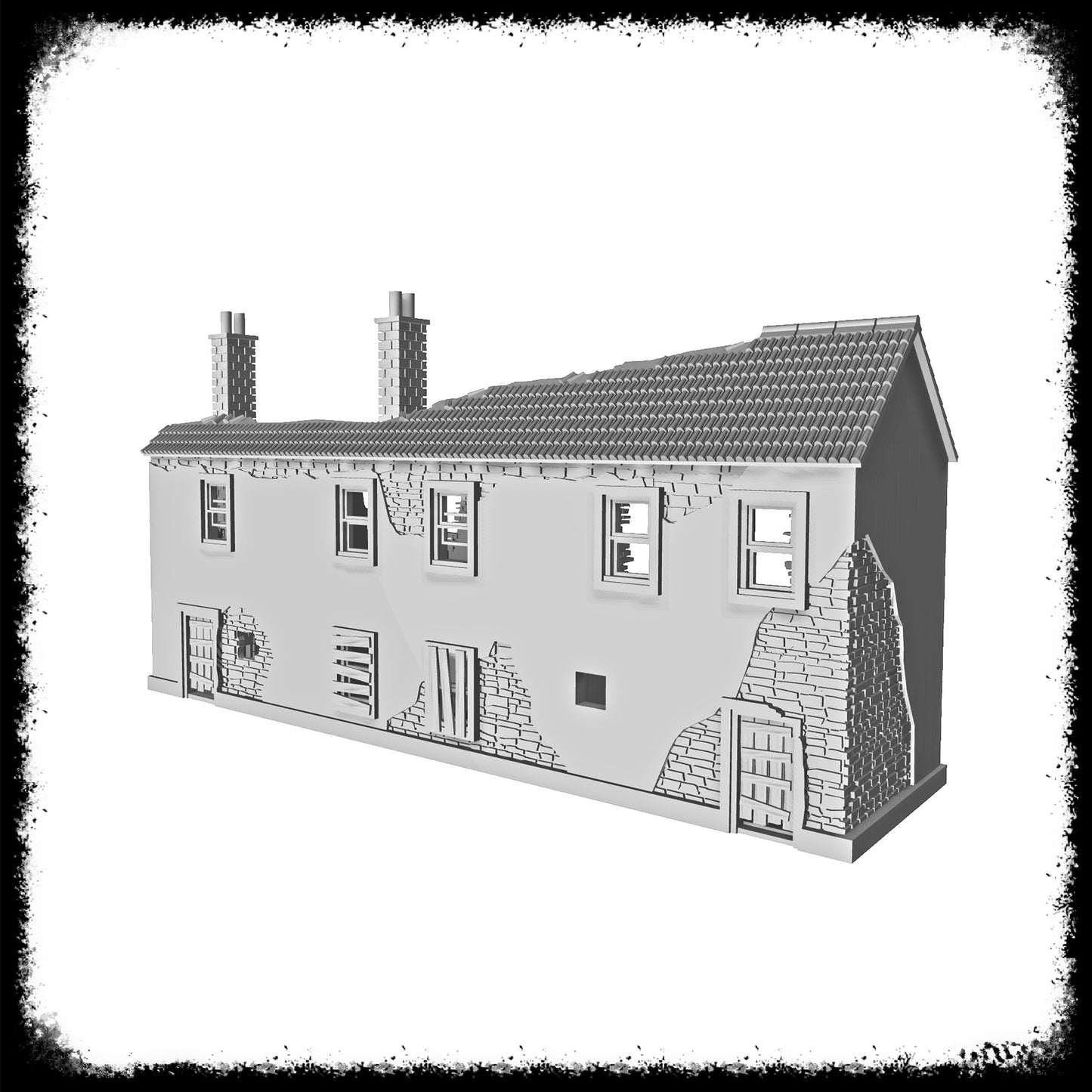 STL Files Normandy House 09