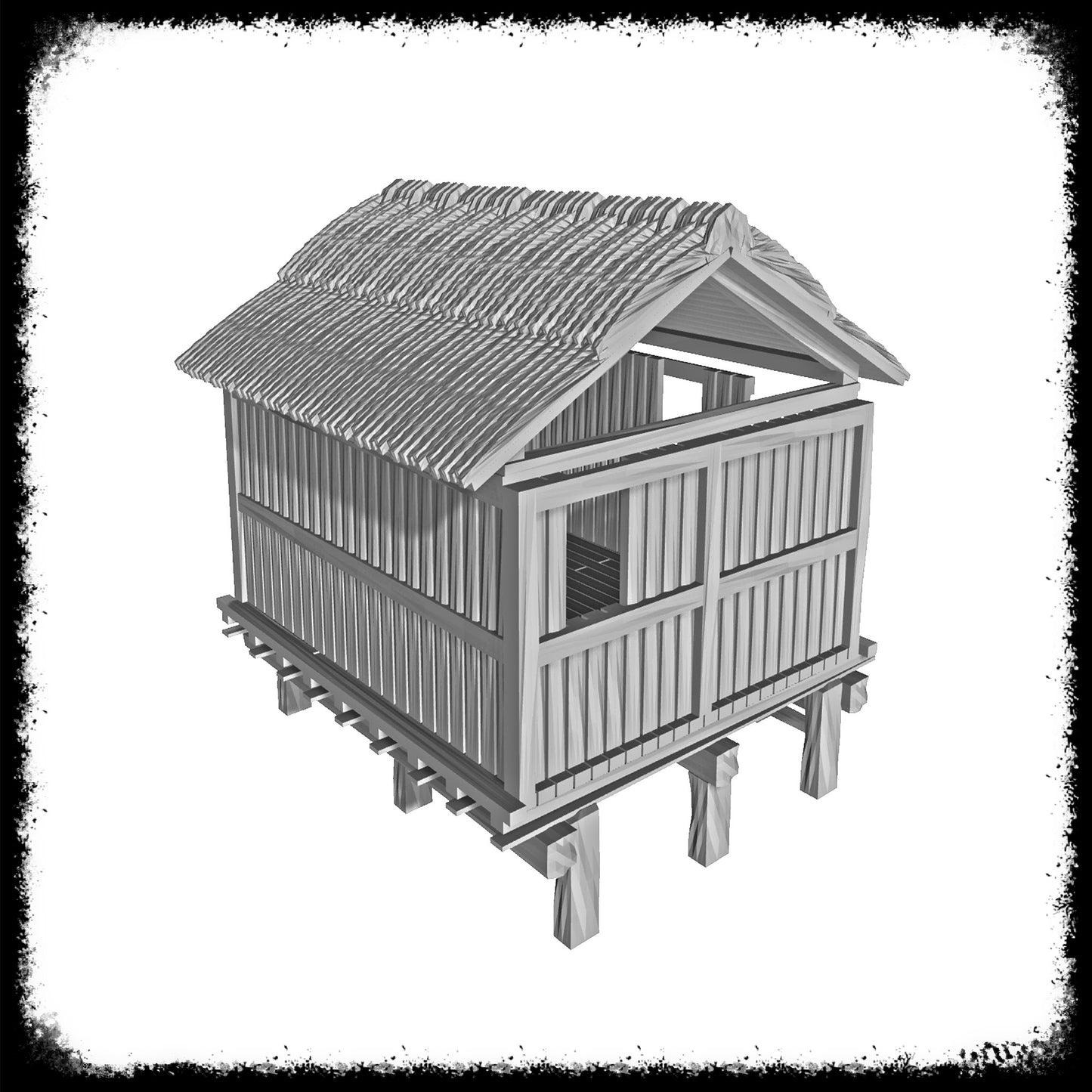 STL Files Stilt House
