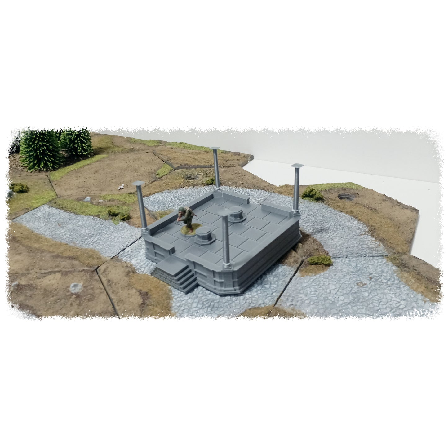 STL Files Kelly's Heroes Town Square