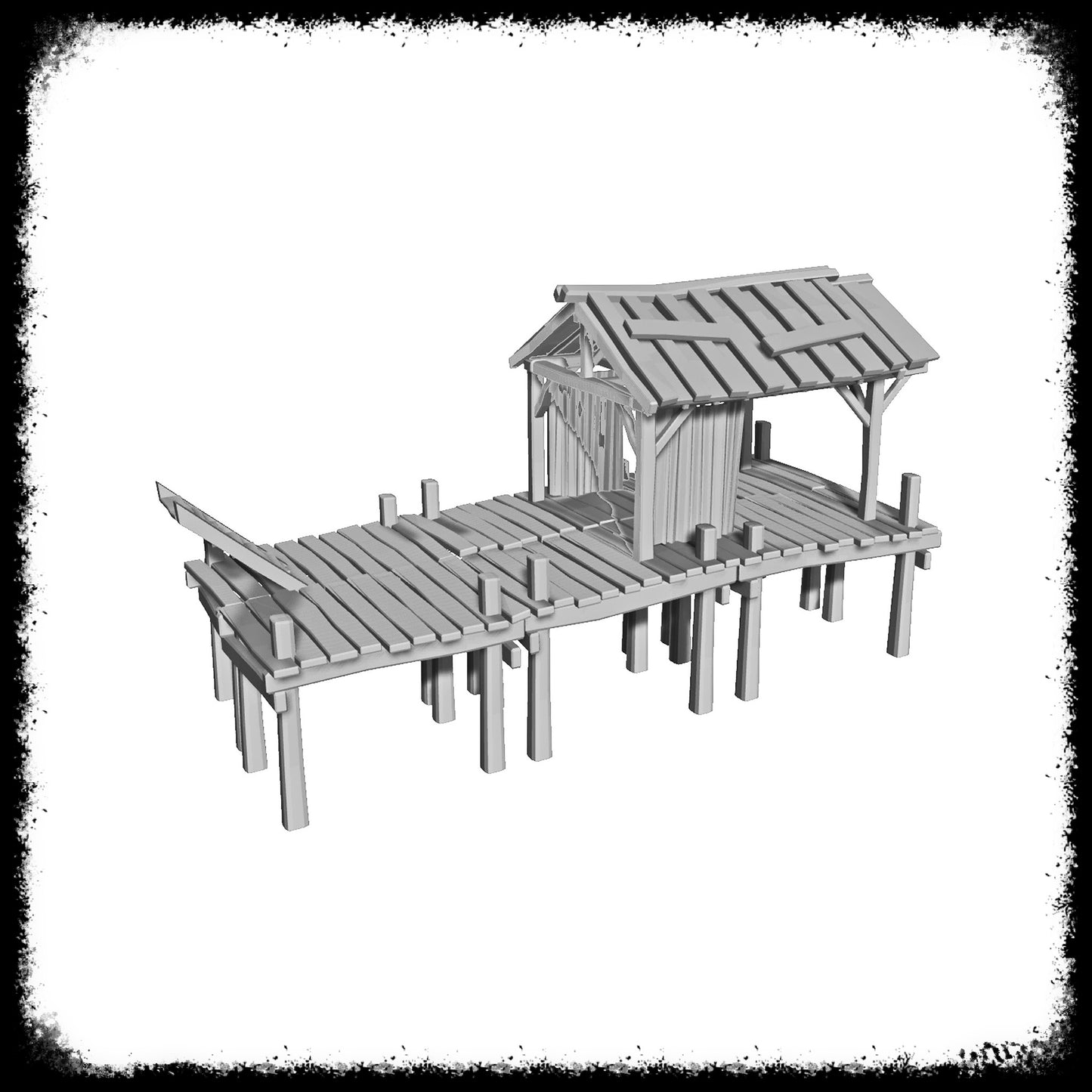 STL Files Lake Village Hut 5