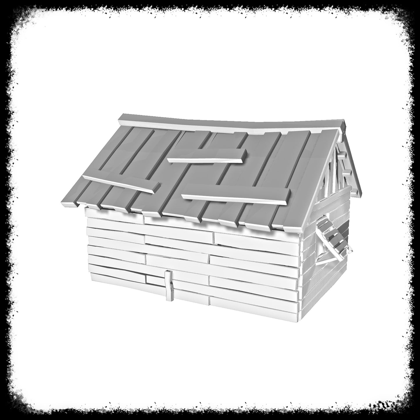 STL Files Lake Village Hut 6
