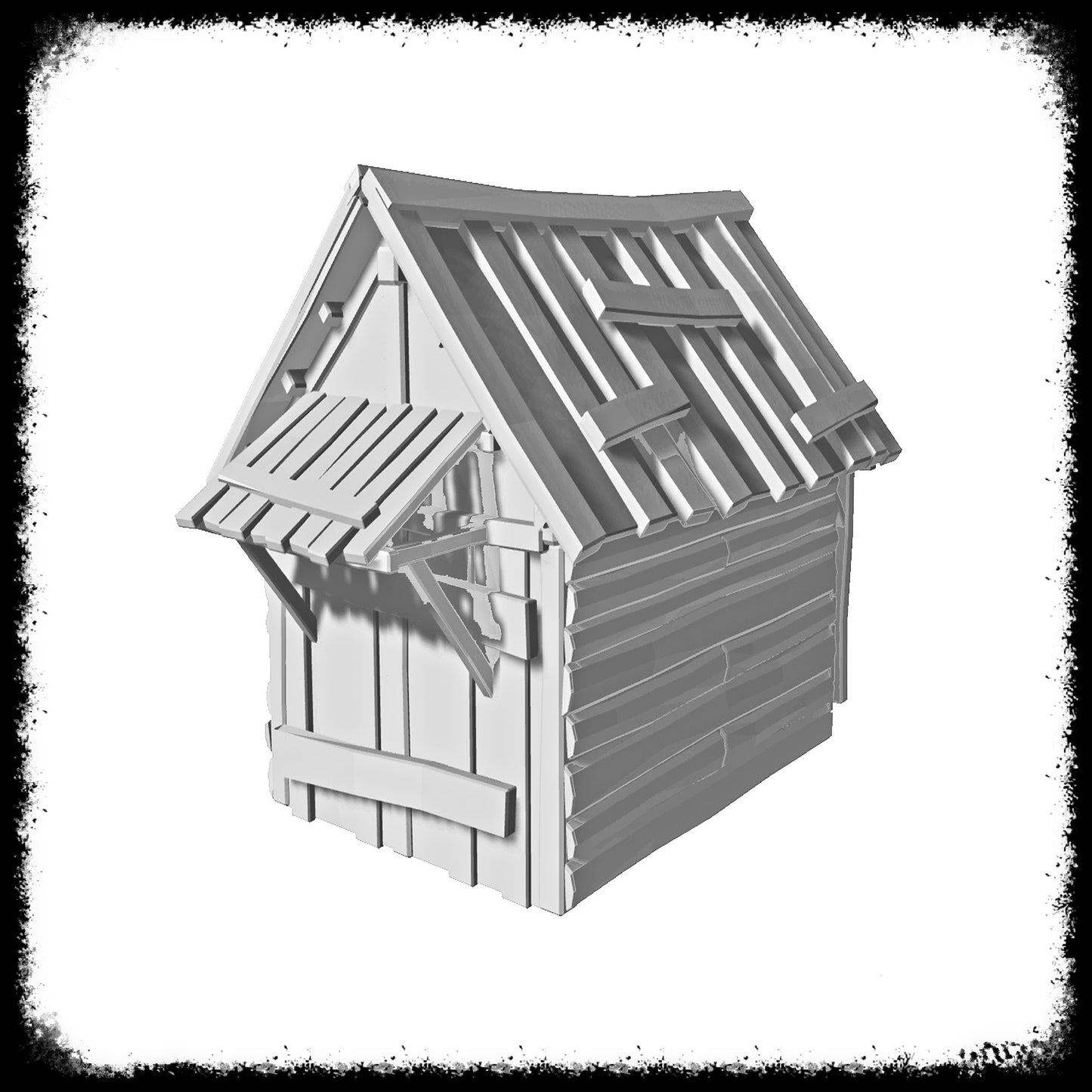STL Files Lake Village Hut 7