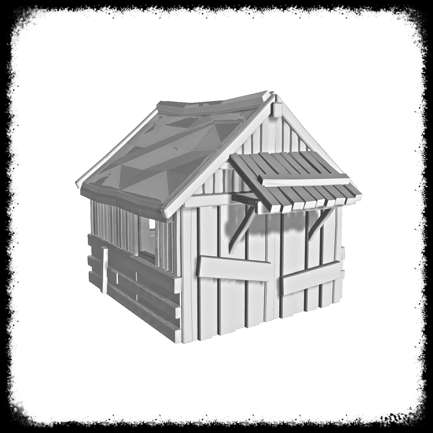 STL Files Lake Village Hut 8