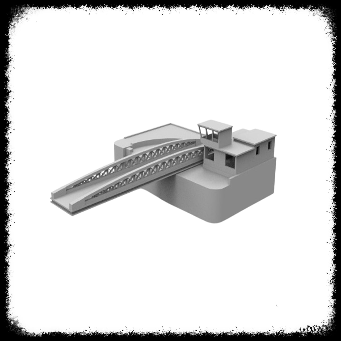 STL Files Large Swing Bridge