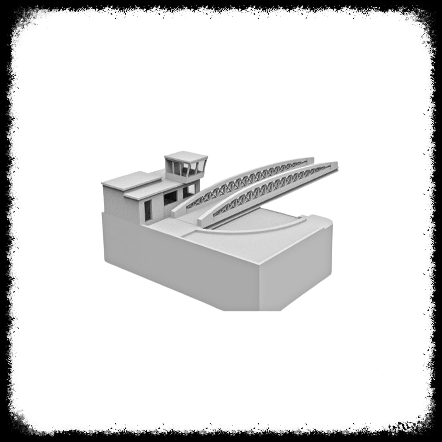 STL Files Large Swing Bridge