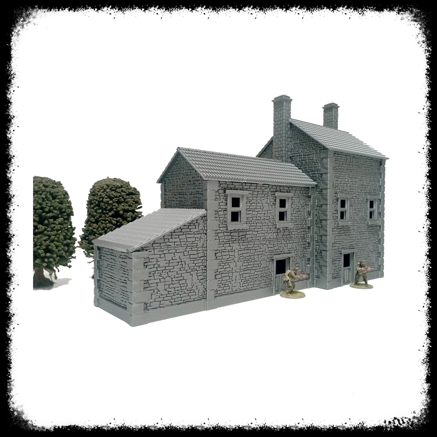STL Files Normandy House 01