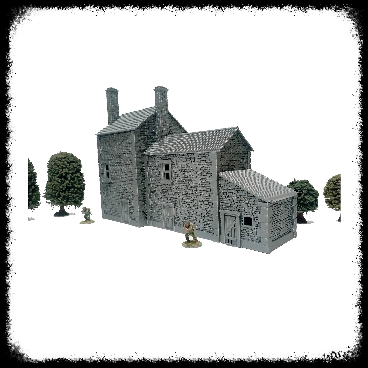 STL Files Normandy House 01