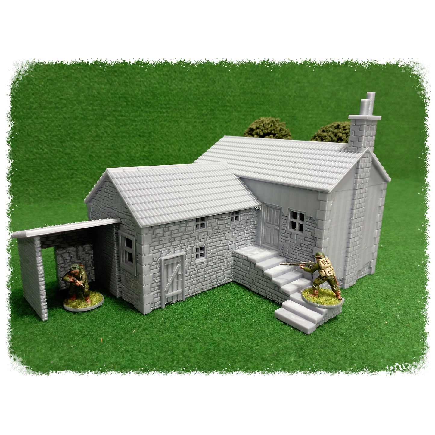 STL Files Normandy House 04