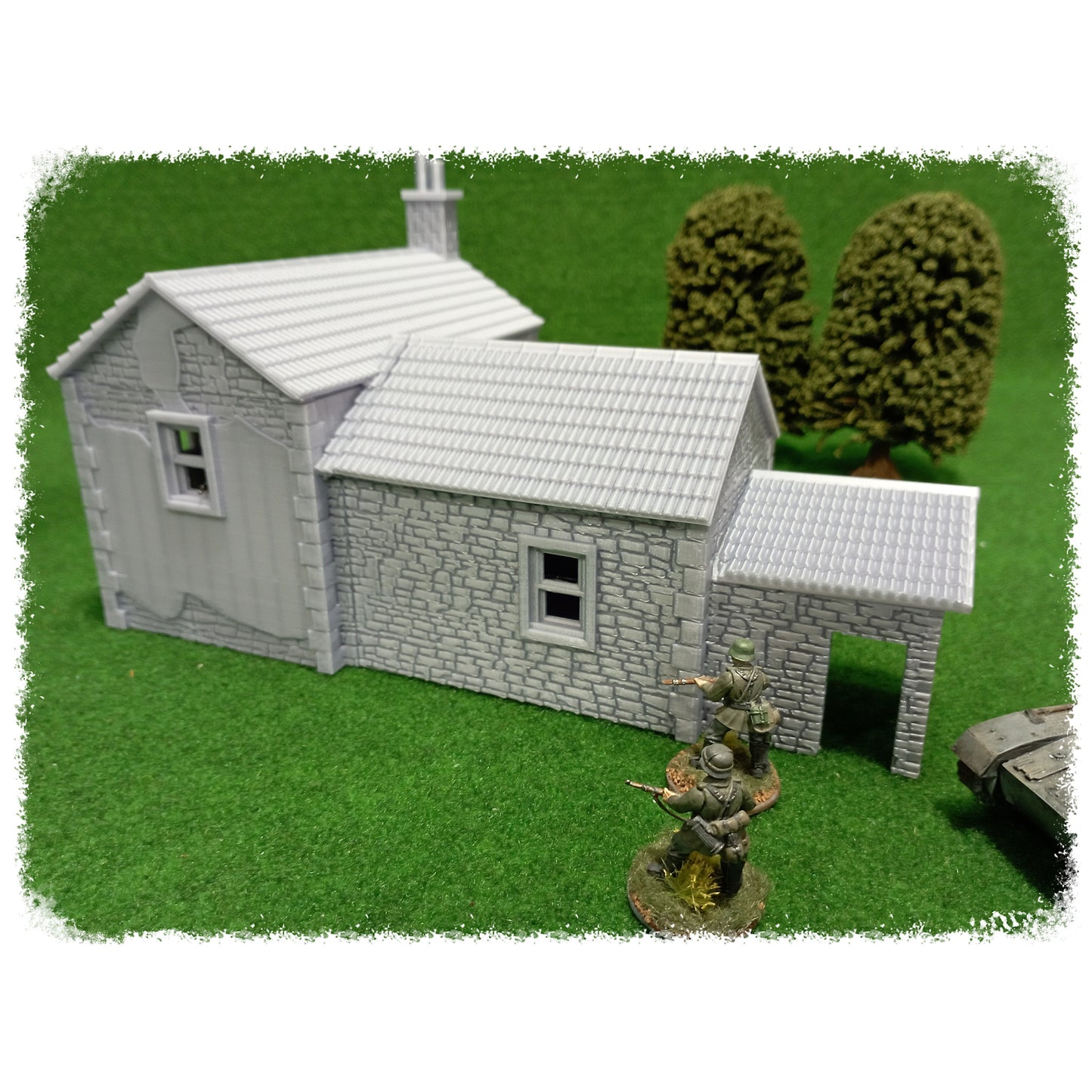 STL Files Normandy House 04
