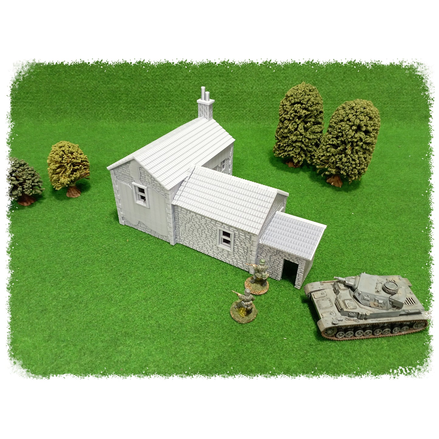 STL Files Normandy House 04