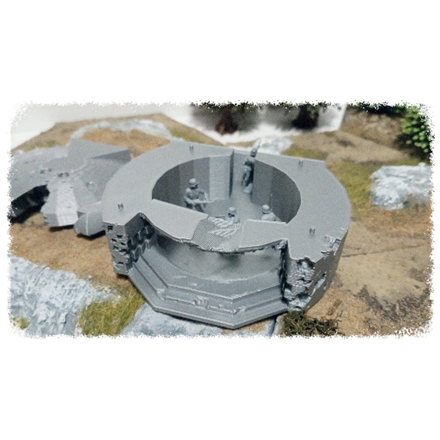 STL Files Pack Cannon Bunker