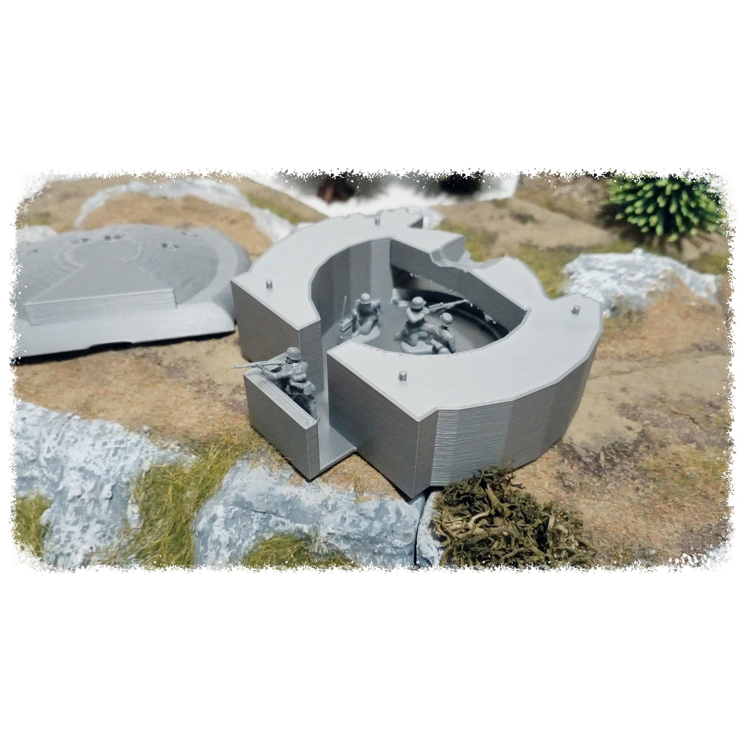 STL Files Pack Cannon Bunker